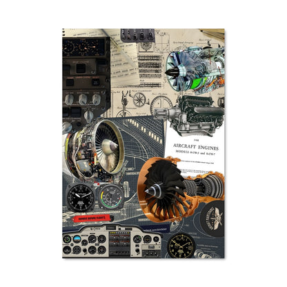 Poster Aviation Aérienne