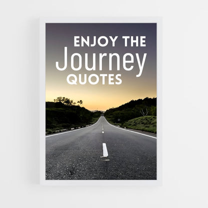 ap-enjoy the journey-1 cadre Blanc