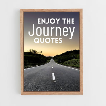 ap-enjoy the journey-1 cadre Bois clair