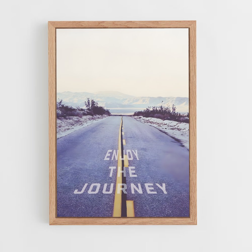 ap-enjoy the journey-2 cadre Bois clair