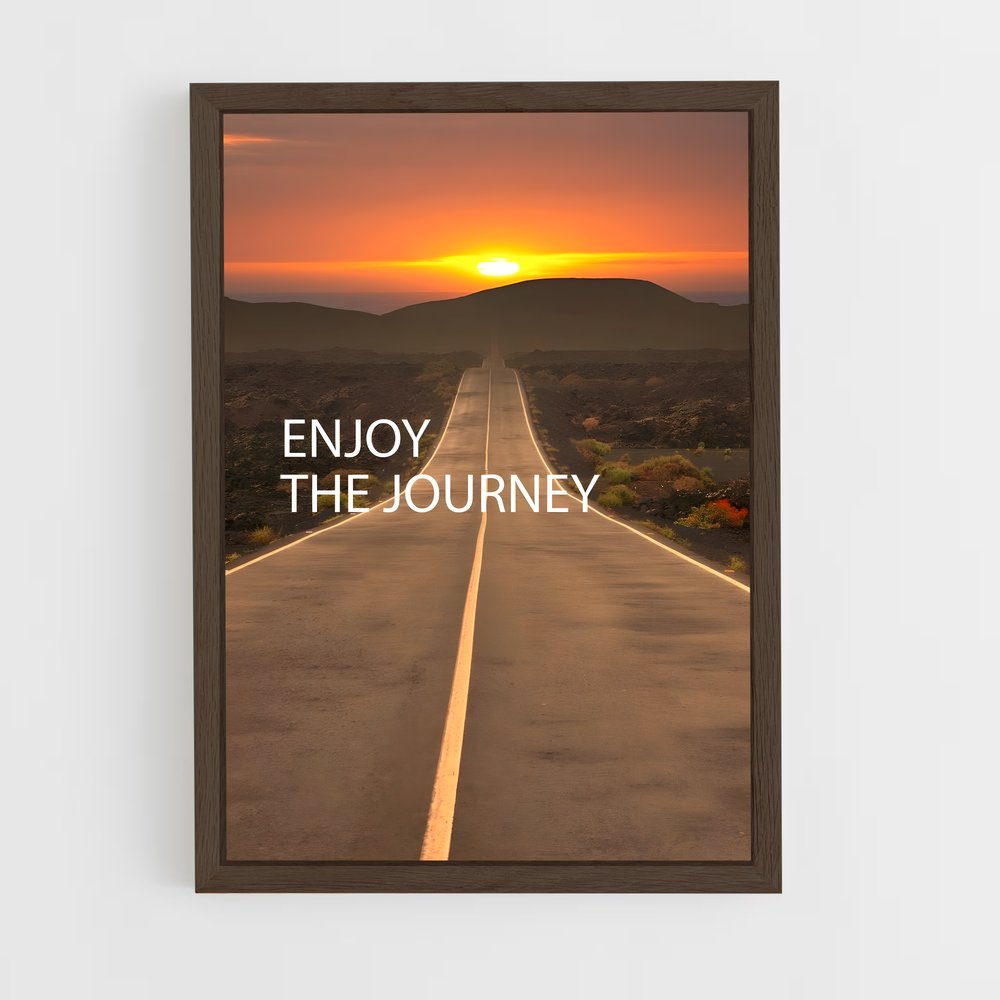 ap-enjoy the journey-3 cadre Bois foncé