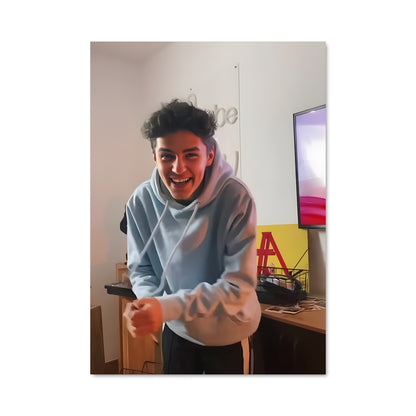 Poster Enzo en Bleu