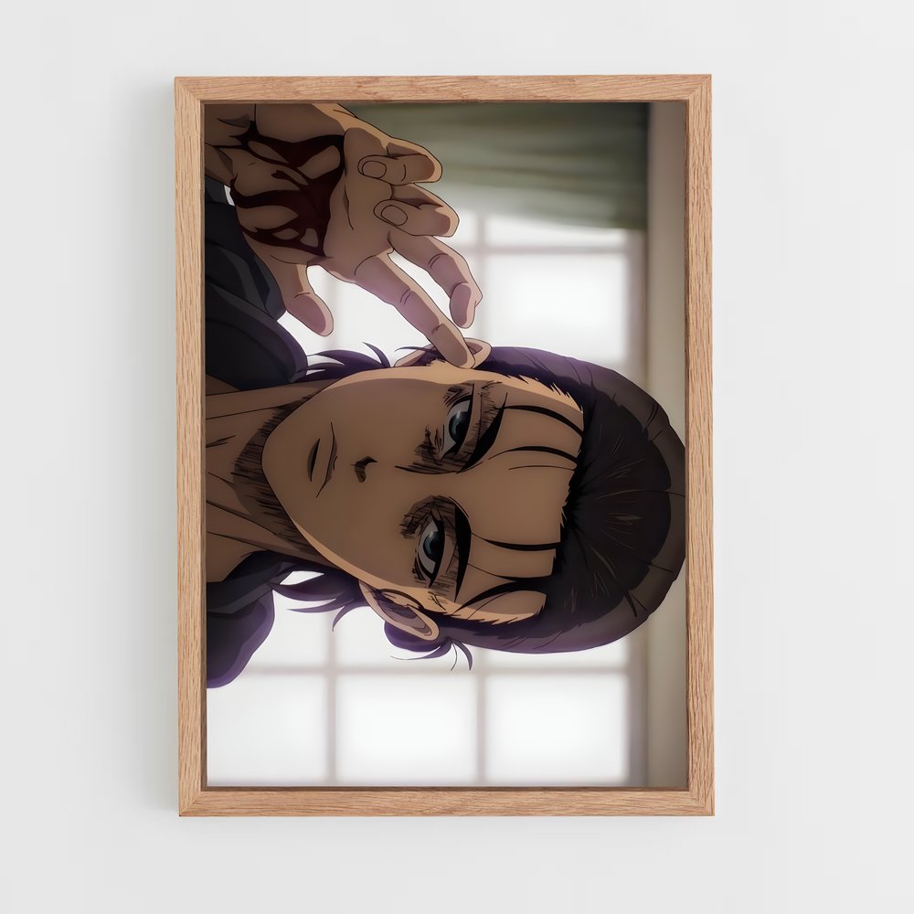 ap-eren yeager-12 cadre Bois clair