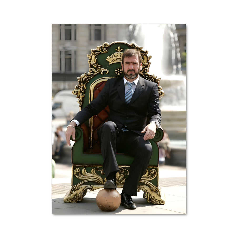 Poster Le Roi Cantona