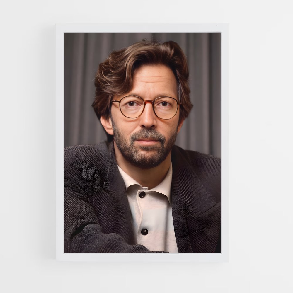 ap-eric clapton-4 cadre Blanc