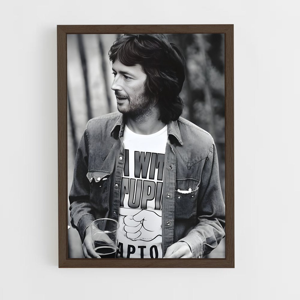ap-eric clapton-6 cadre Bois foncé