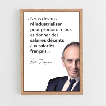 ap-eric zemmour-1 cadre Bois clair
