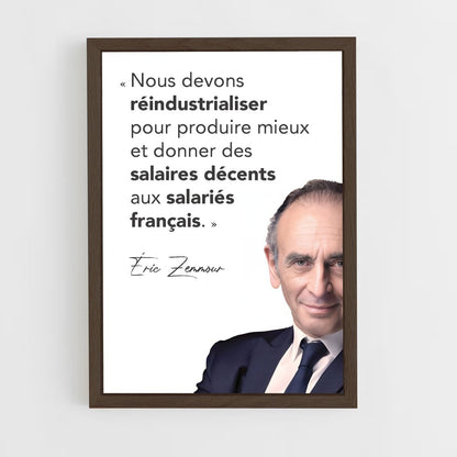 ap-eric zemmour-1 cadre Bois foncé