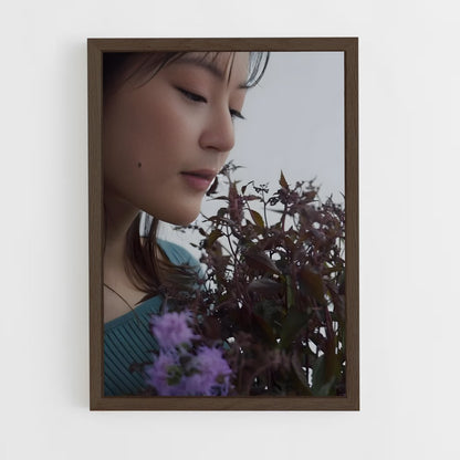 ap-erika ikuta-8 cadre Bois foncé