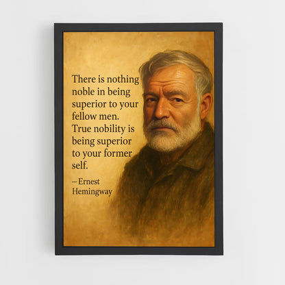 ap-ernest hemingway-1 cadre Noir