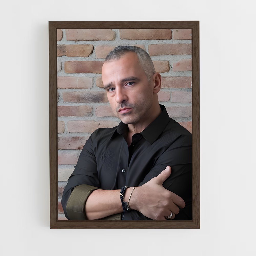 ap-eros ramazzotti-2 cadre Bois foncé