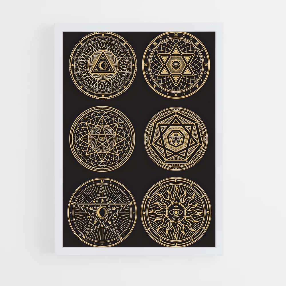 ap-esoteric symbols-3 cadre Blanc