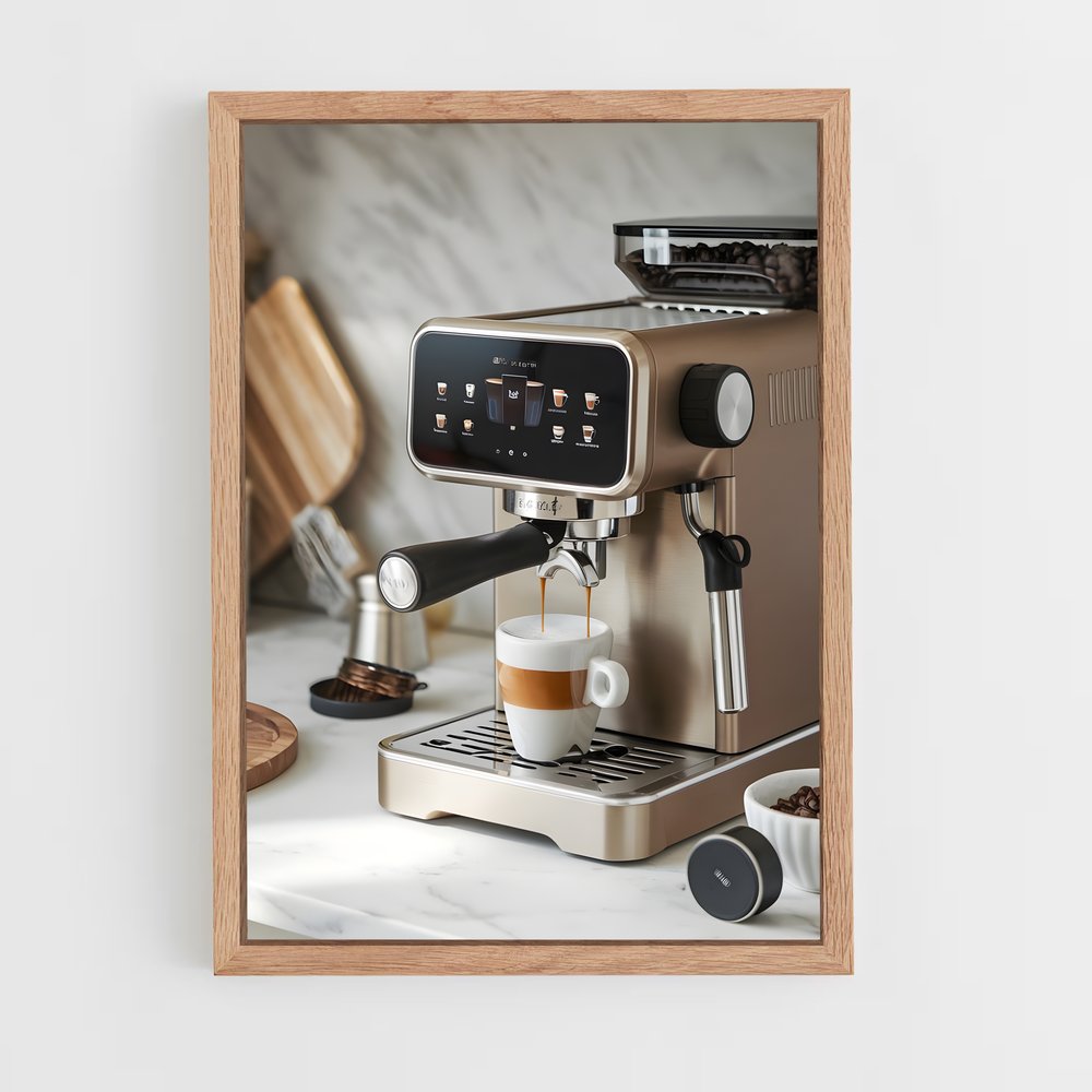 ap-espresso machine-1 cadre Bois clair