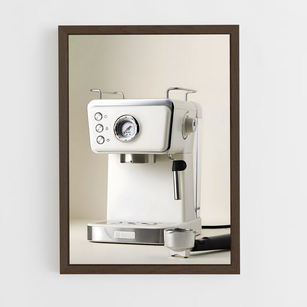 ap-espresso machine-2 cadre Bois foncé
