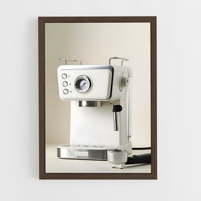 ap-espresso machine-2 cadre Bois foncé