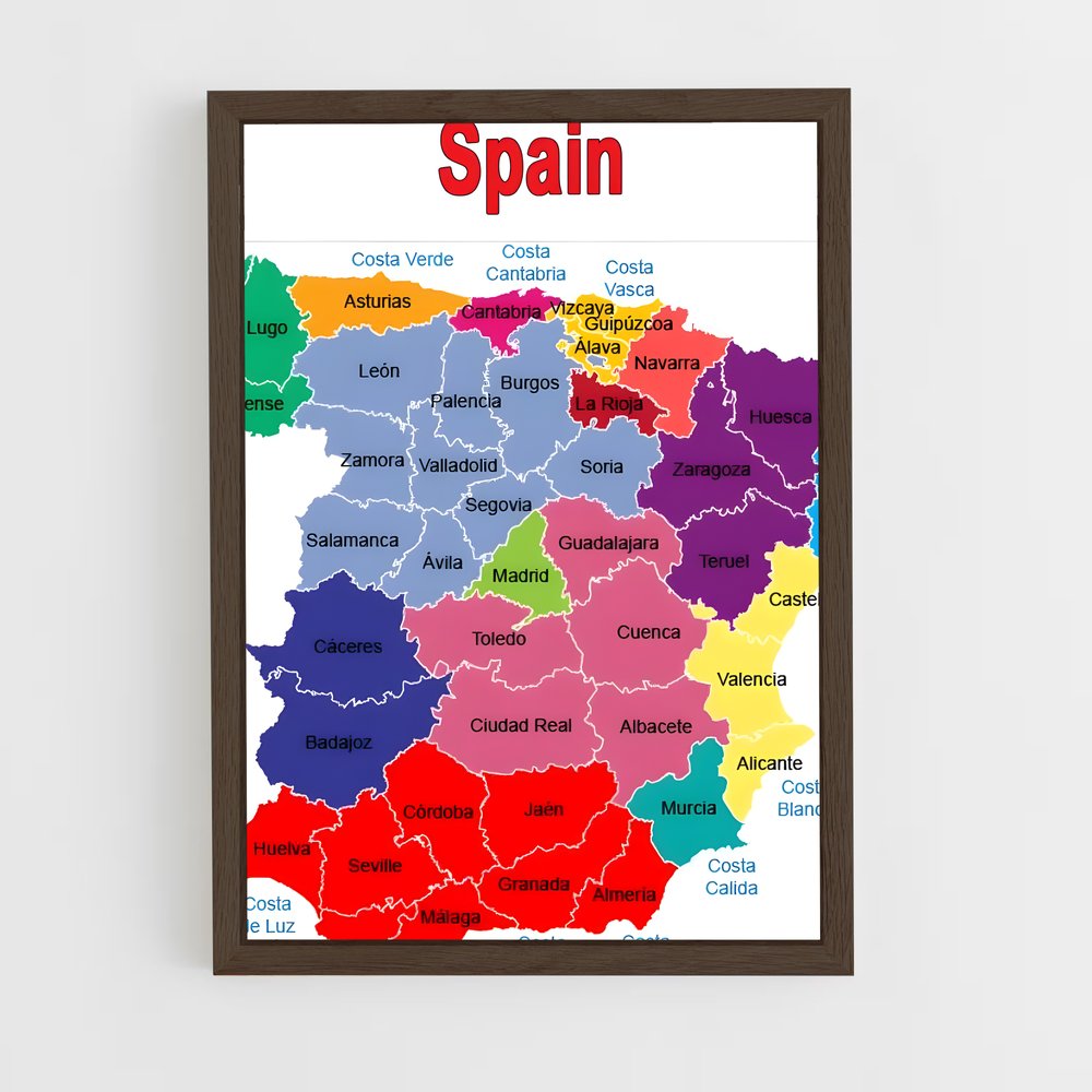 ap-esquerra republicana spain-3 cadre Bois foncé