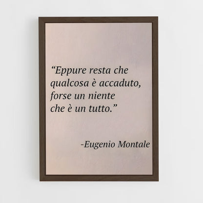 ap-eugenio montale-1 cadre Bois foncé