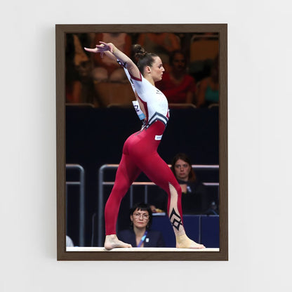 ap-european championships gymnastics-2 cadre Bois foncé