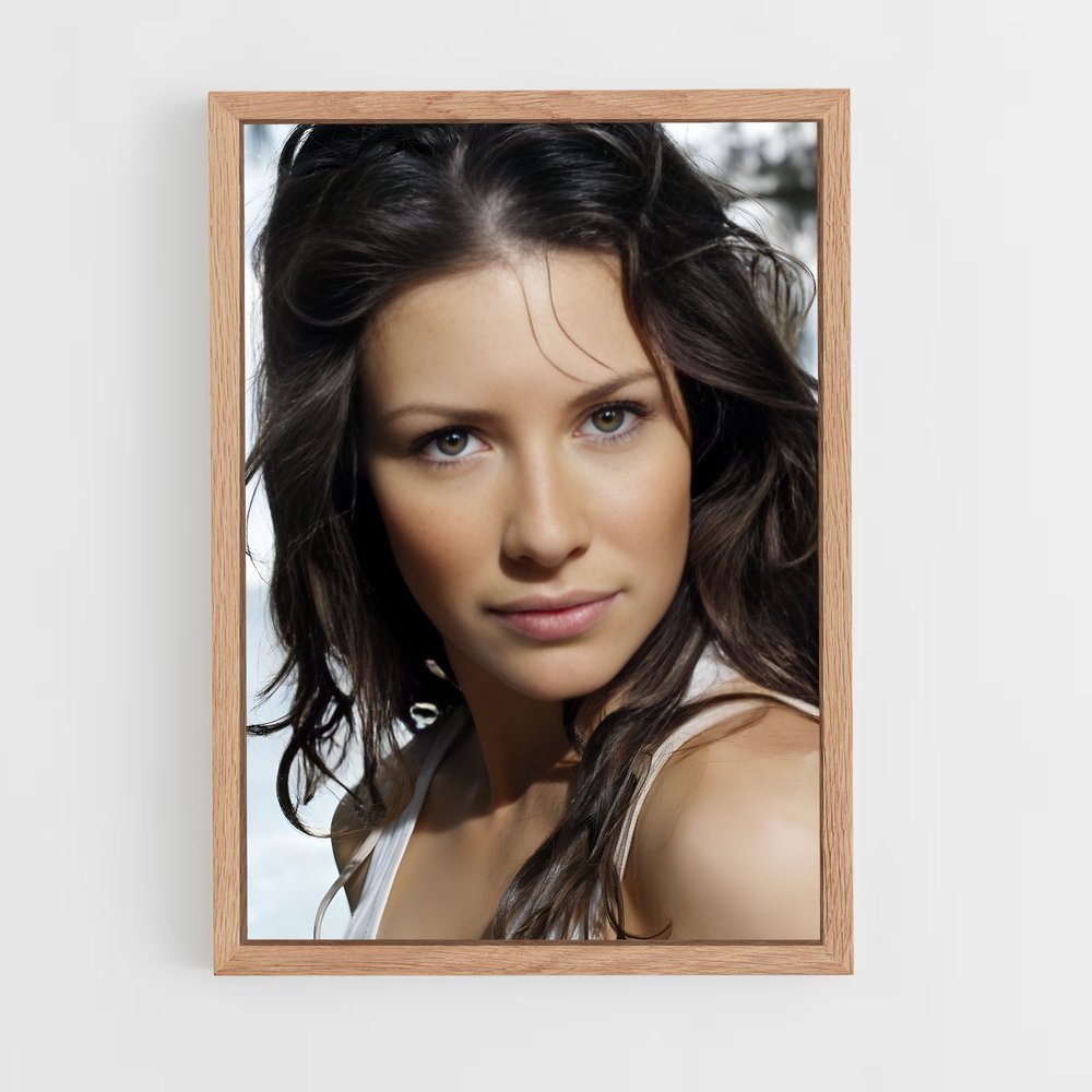 ap-evangeline lilly-1 cadre Bois clair