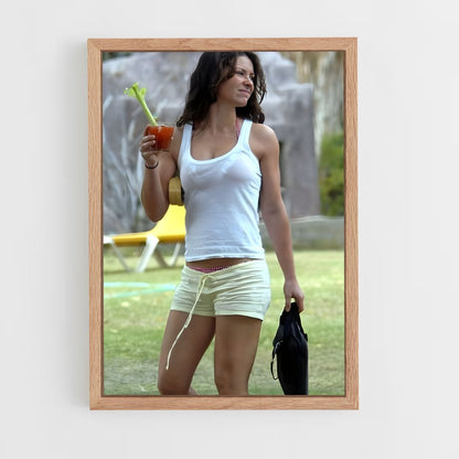 ap-evangeline lilly-6 cadre Bois clair