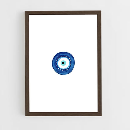ap-evil eye-15 cadre Bois foncé