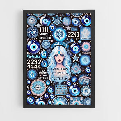 ap-evil eye-17 cadre Noir