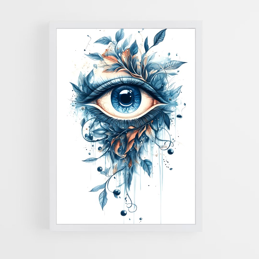 ap-evil eye-2 cadre Blanc