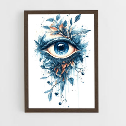 ap-evil eye-2 cadre Bois foncé