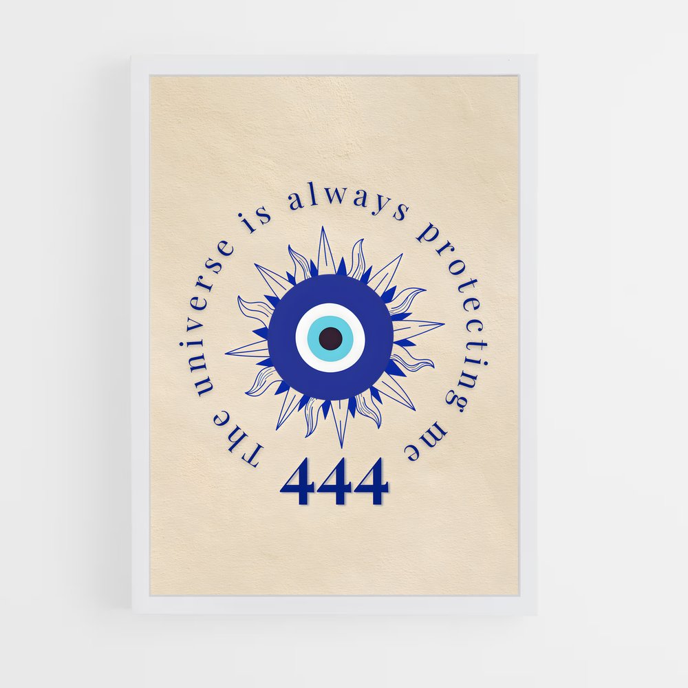 ap-evil eye-4 cadre Blanc
