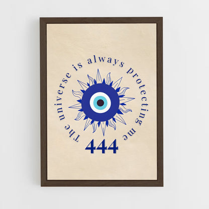 ap-evil eye-4 cadre Bois foncé