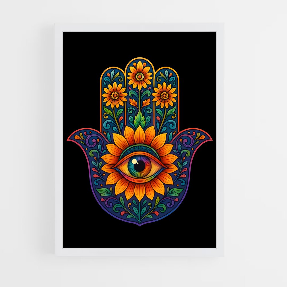 ap-evil eye-6 cadre Blanc