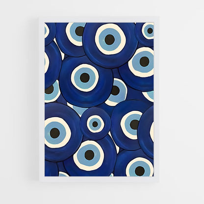 ap-evil eye-9 cadre Blanc