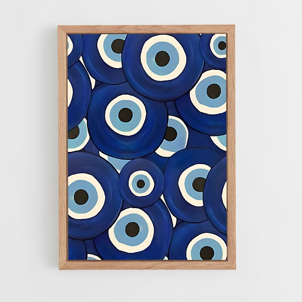 ap-evil eye-9 cadre Bois clair