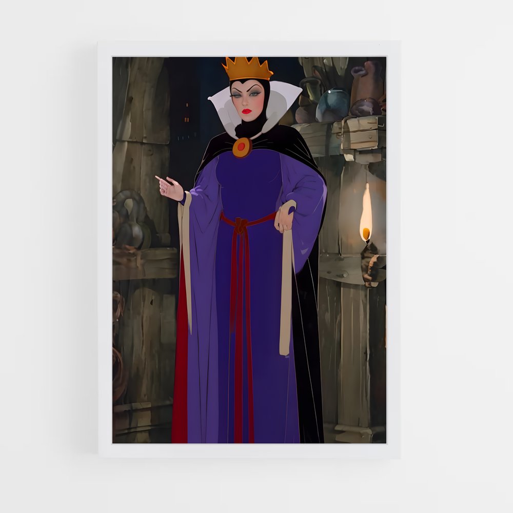 ap-evil queen-1 cadre Blanc