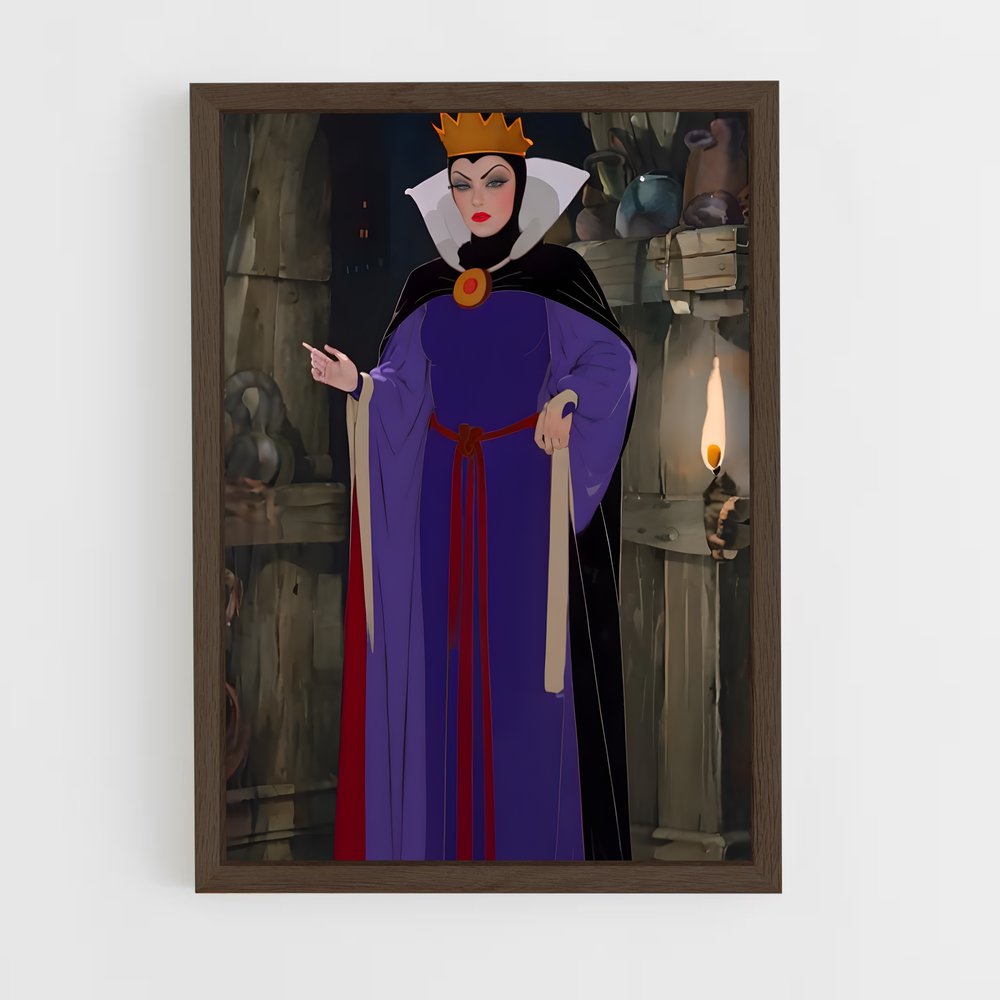 ap-evil queen-1 cadre Bois foncé