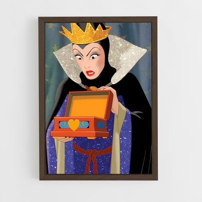 ap-evil queen-4 cadre Bois foncé