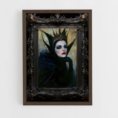ap-evil queen-5 cadre Bois foncé