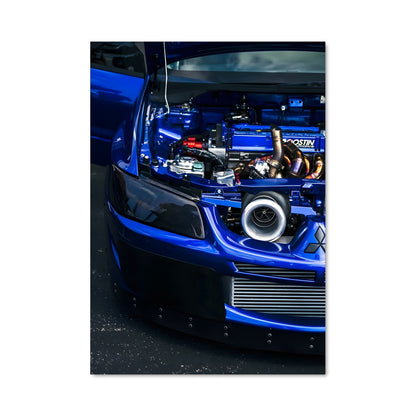 Poster Blue Machine