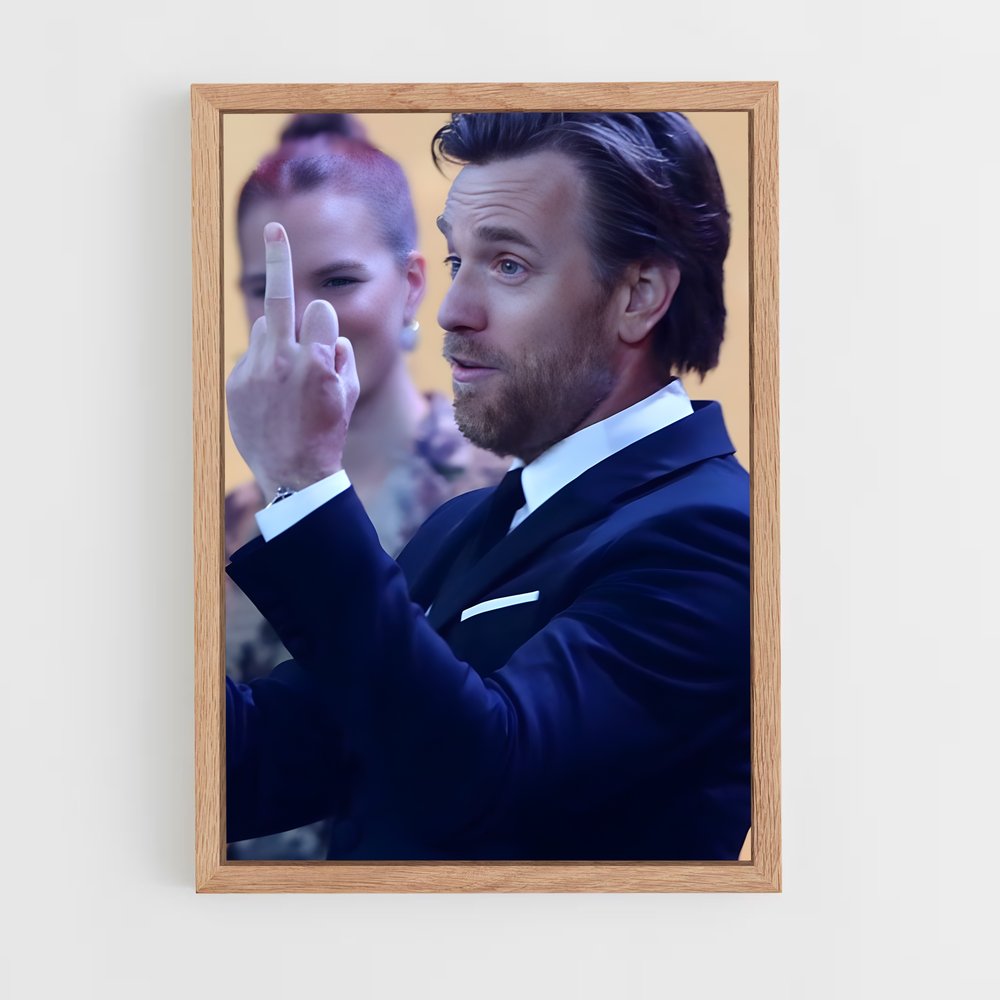 ap-ewan mcgregor-2 cadre Bois clair