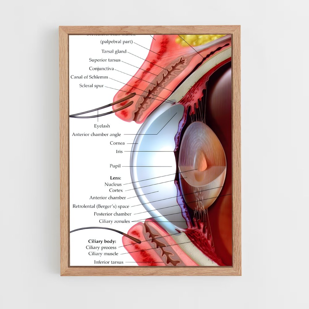 ap-eye anatomy-3 cadre Bois clair
