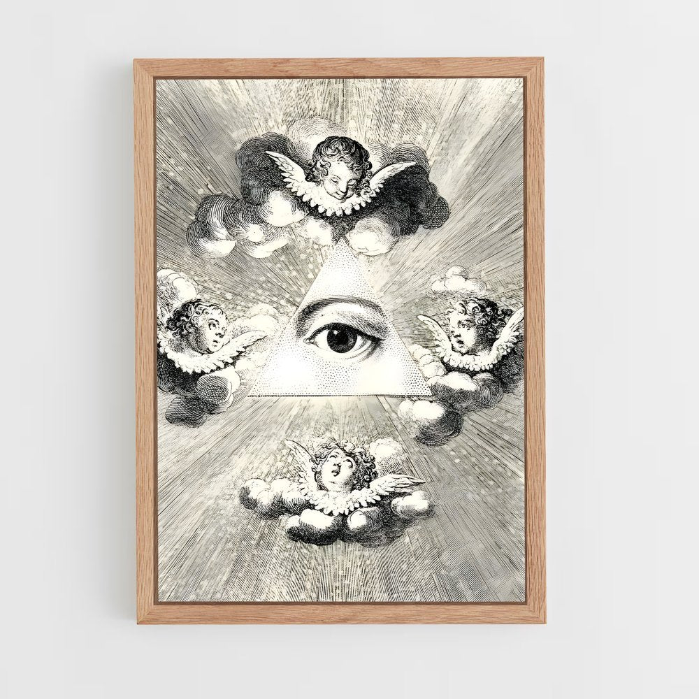 ap-eye of providence-1 cadre Bois clair