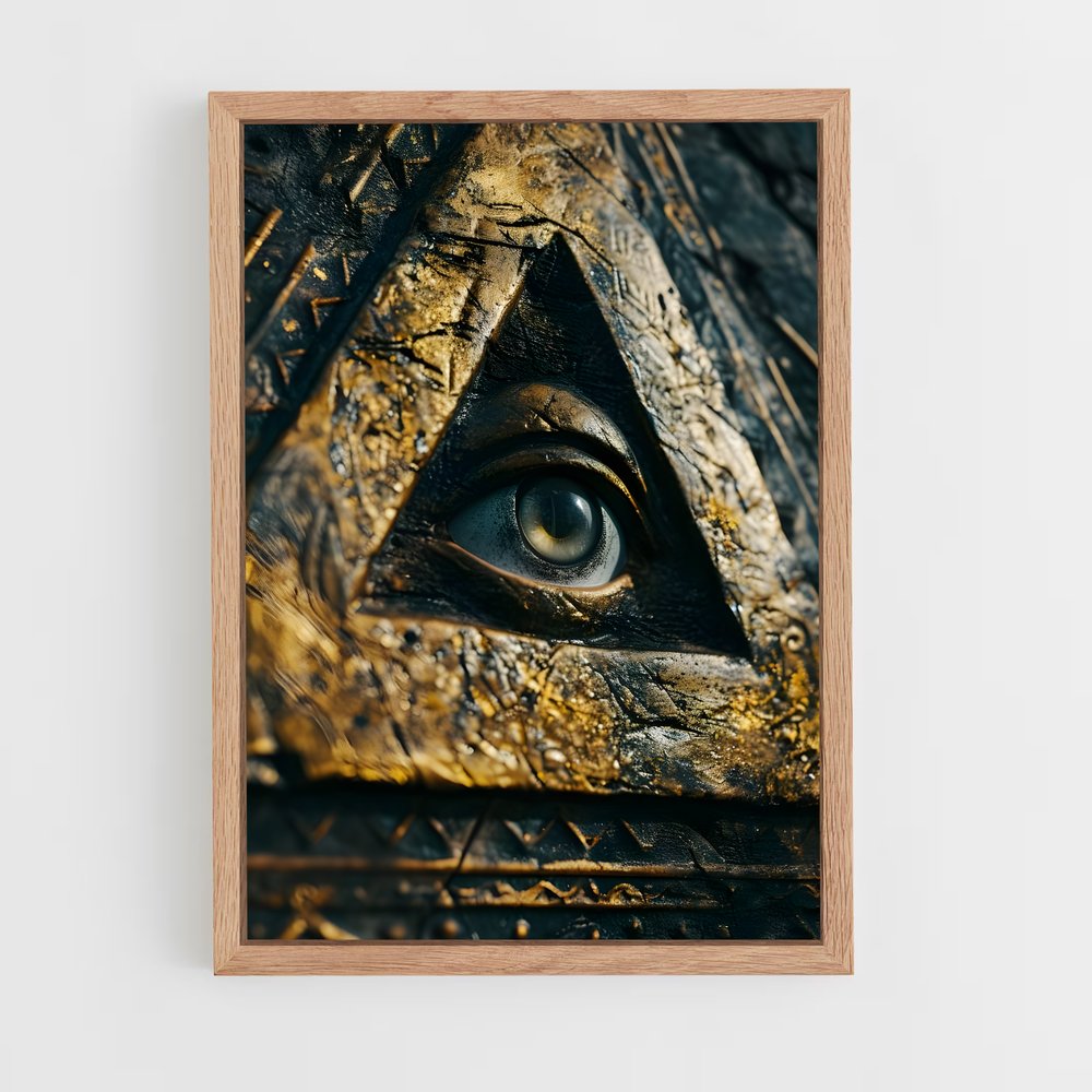 ap-eye of providence-2 cadre Bois clair