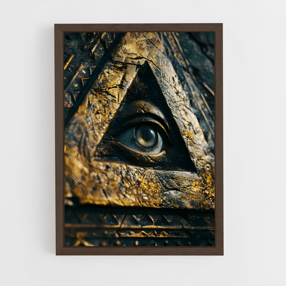 ap-eye of providence-2 cadre Bois foncé
