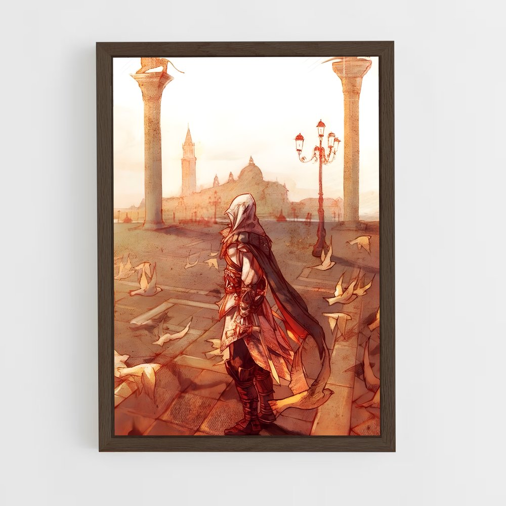 ap-ezio auditore-4 cadre Bois foncé