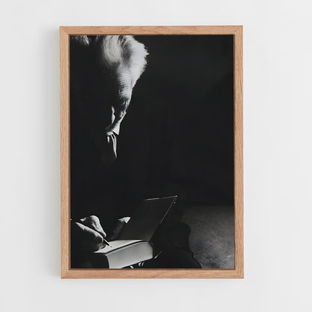 ap-ezra pound-5 cadre Bois clair
