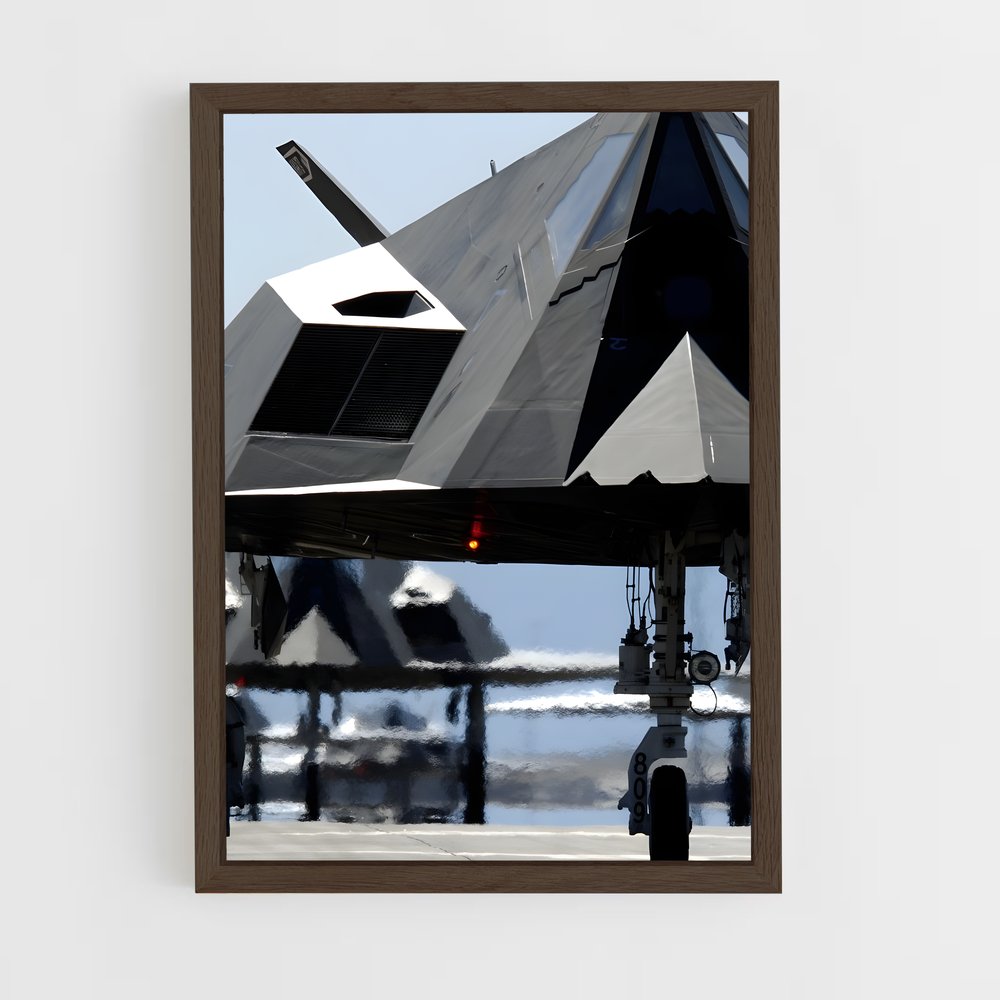 ap-f-117 nighthawk-2 cadre Bois foncé