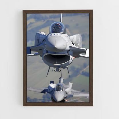 ap-f-16 falcon-5 cadre Bois foncé