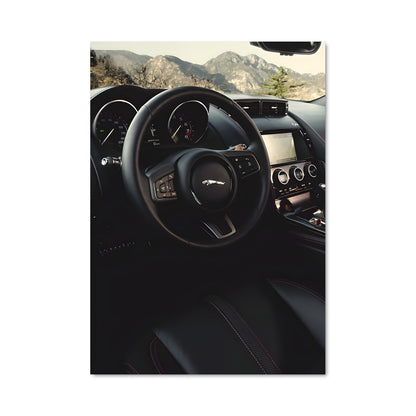 Poster Jaguar F-Type Interior