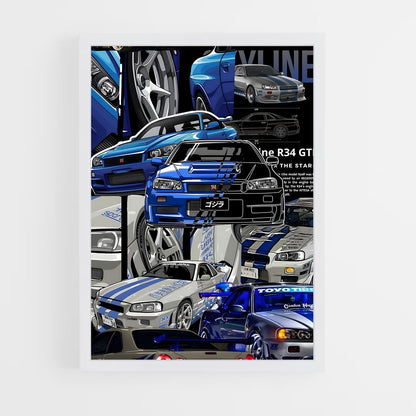 ap-f1 gtr-8 cadre Blanc