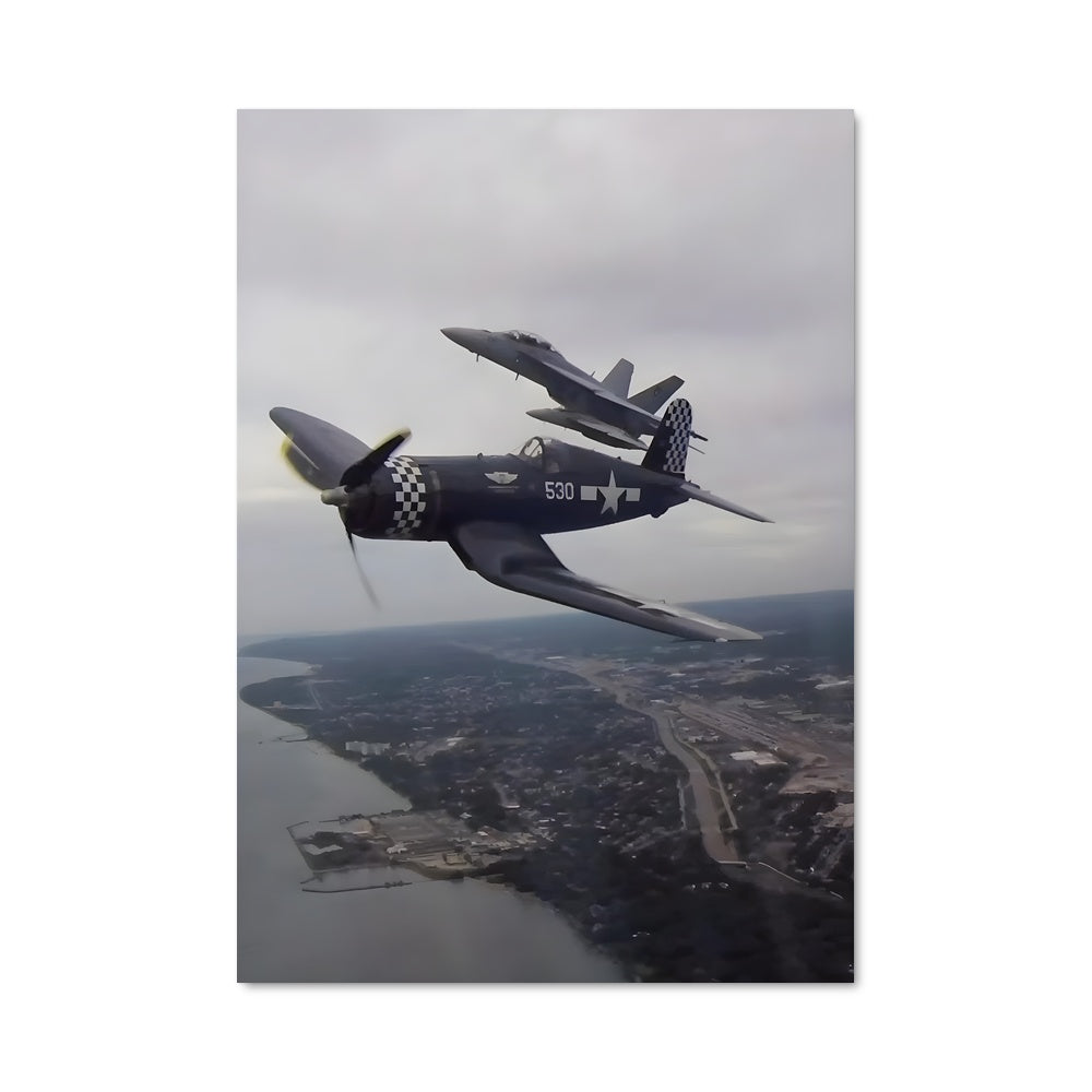 Poster Vol au-dessus de la Ville